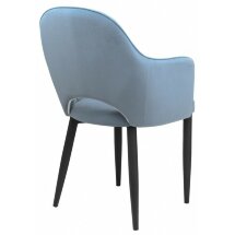 Стул на металлокаркасе Vener light blue