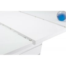 Стол стеклянный Space 160 белый