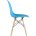 Стул Eames Style DSW бирюзовый 