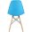 Стул Eames Style DSW бирюзовый 