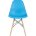 Стул Eames Style DSW бирюзовый 