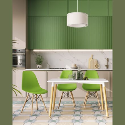 Стул Eames Style DSW зеленый 