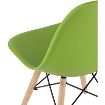 Стул Eames Style DSW зеленый