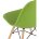 Стул Eames Style DSW зеленый 