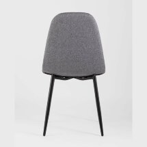 Стул Stool Group Норман рогожка тёмно-серый ножки металл