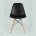 Стул Eames SIMPLE DSW черный, литой полипропилен, стальной каркас, натуральный массив бука 