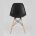 Стул Eames SIMPLE DSW черный, литой полипропилен, стальной каркас, натуральный массив бука 
