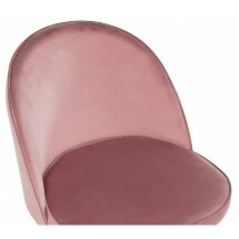 Стул на металлокаркасе Dodo пудрово-розовый