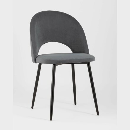Стул Stool Group Софи велюр тёмно-серый 