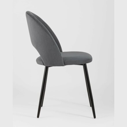 Стул Stool Group Софи велюр тёмно-серый 
