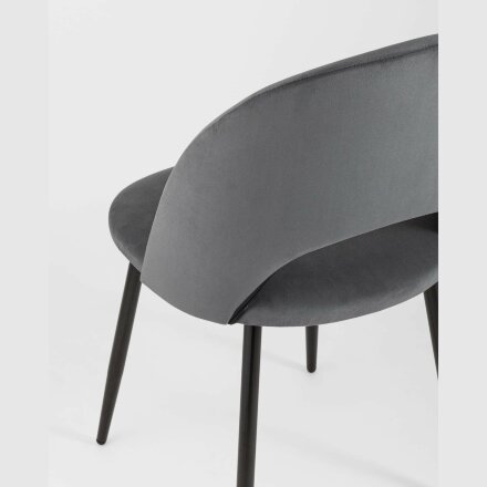 Стул Stool Group Софи велюр тёмно-серый 