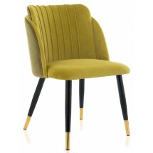 Стул на металлокаркасе на металлокаркасе Orly khaki / green