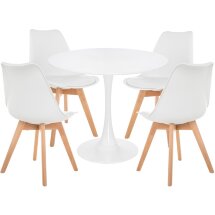 Обеденная группа Мебель Китая Зарту white / wood