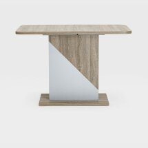 Стол Stool Group раскладной Accent 110-145*69 темное дерево, серый