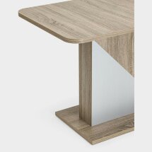 Стол Stool Group раскладной Accent 110-145*69 темное дерево, серый