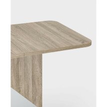Стол Stool Group раскладной Accent 110-145*69 темное дерево, серый
