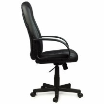 Кресло офисное BRABIX &quot;City EX-512&quot;, кожзаменитель черный, ткань черная, TW, 531407