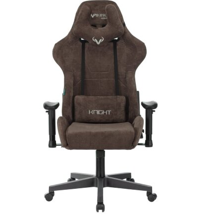 Кресло игровое Бюрократ VIKING KNIGHT LT10 FABRIC коричневый 