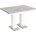 Стол Stool Group Clyde раскладной 110-168*75 см бетон/белый лофт 