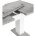 Стол Stool Group Clyde раскладной 110-168*75 см бетон/белый лофт 