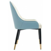 Стул на металлокаркасе на металлокаркасе Rendal light blue / white