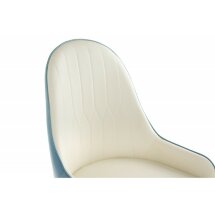 Стул на металлокаркасе на металлокаркасе Rendal light blue / white