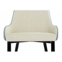 Стул на металлокаркасе на металлокаркасе Rendal light blue / white