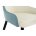 Стул на металлокаркасе на металлокаркасе Rendal light blue / white 