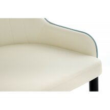 Стул на металлокаркасе на металлокаркасе Rendal light blue / white