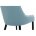 Стул на металлокаркасе на металлокаркасе Rendal light blue / white 