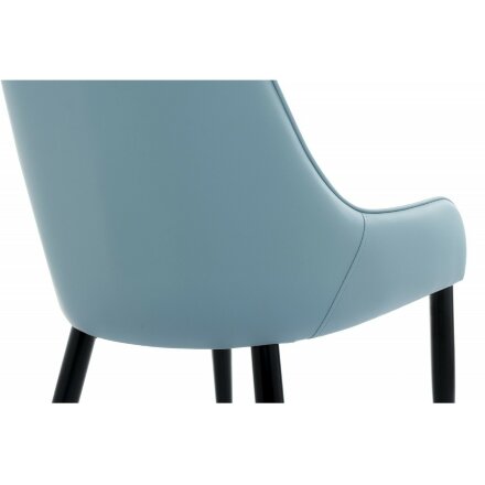 Стул на металлокаркасе на металлокаркасе Rendal light blue / white 