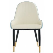 Стул на металлокаркасе на металлокаркасе Rendal light blue / white