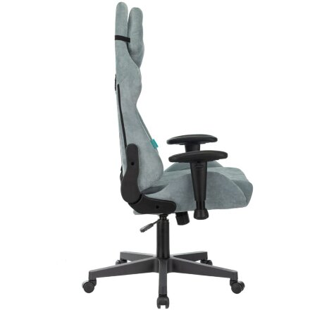 Кресло игровое Бюрократ VIKING KNIGHT LT28 FABRIC серо-голубой 