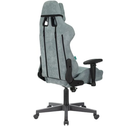 Кресло игровое Бюрократ VIKING KNIGHT LT28 FABRIC серо-голубой 