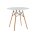Стол Eames DSW D80, столешница МДФ, ножки массив бука 