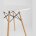 Стол Eames DSW D80, столешница МДФ, ножки массив бука 