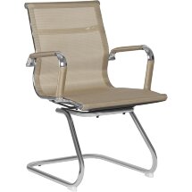 Офисное кресло для посетителей DOBRIN CODY MESH, бежевый (22039)