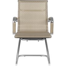 Офисное кресло для посетителей DOBRIN CODY MESH, бежевый (22039)