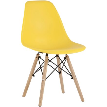 Стул Eames Style DSW желтый 