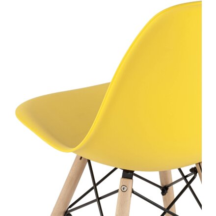 Стул Eames Style DSW желтый 