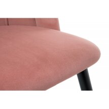 Стул на металлокаркасе Orly coral / red