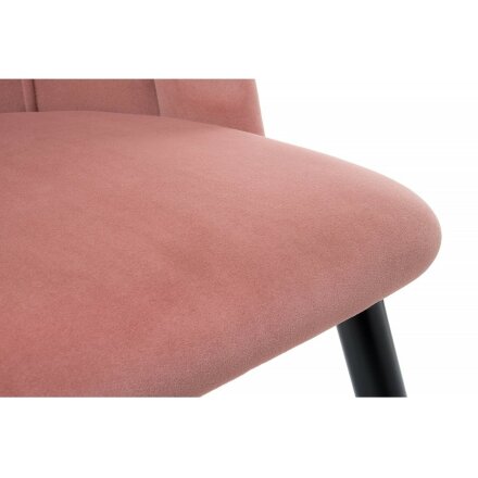 Стул на металлокаркасе Orly coral / red 