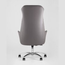 Компьютерное кресло TopChairs TopChairs Viking офисное серое обивка экокожа, металлический каркас