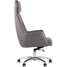 Компьютерное кресло TopChairs TopChairs Viking офисное серое обивка экокожа, металлический каркас