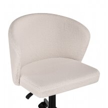 Офисное кресло Lika white teddy / black