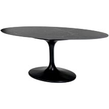 Стол AVOLA 180 MATT BLACK MARBLE SOLID CERAMIC / BLACK М-City