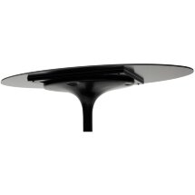 Стол AVOLA 180 MATT BLACK MARBLE SOLID CERAMIC / BLACK М-City