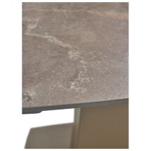 Керамический стол Balde 120 matt latte stone solid ceramic / taupe