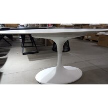 Стол AVOLA 180 MATT WHITE MARBLE SOLID CERAMIC / WHITE М-City