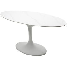 Стол AVOLA 180 MATT WHITE MARBLE SOLID CERAMIC / WHITE М-City